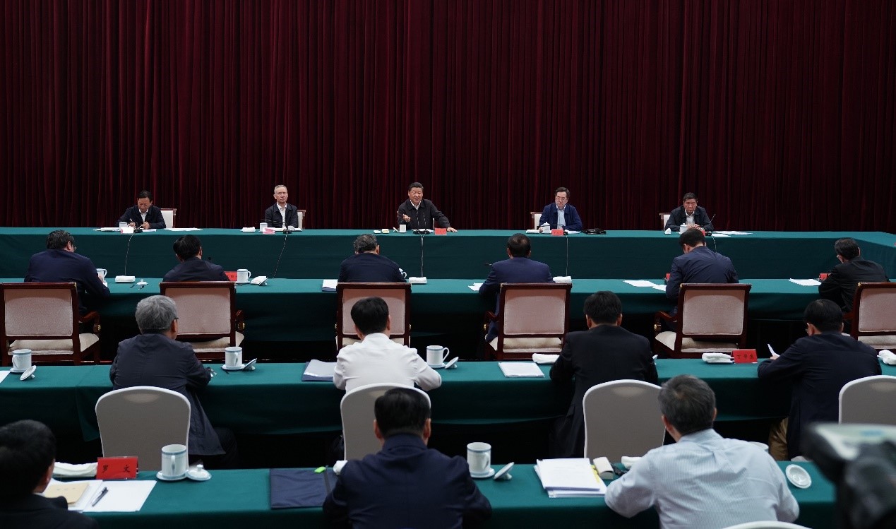 2019年5月20日至22日，中共中央總書記、國家主席、中央軍委主席習(xí)近平在江西考察，主持召開推動(dòng)中部地區(qū)崛起工作座談會(huì)并發(fā)表重要講話。新華社記者 謝環(huán)馳 攝 